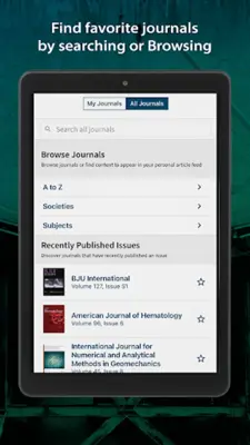 Wiley Online Library android App screenshot 15